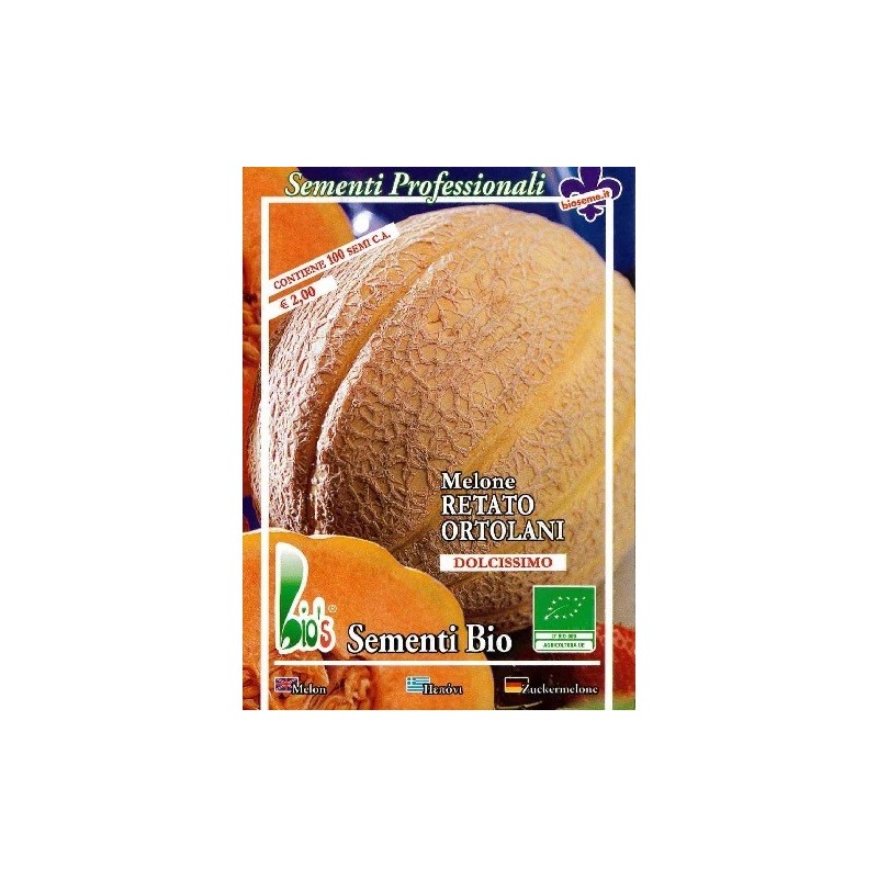 melÃ³n retato ortolani (semillas ecolÃ³gicas)