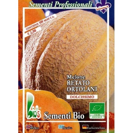 melÃ³n retato ortolani (semillas ecolÃ³gicas)