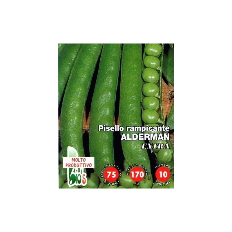 guisante alderman - semillas ecologicas