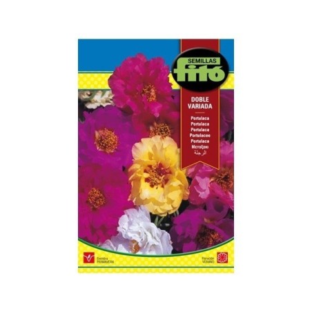 Portulaca doble variada - semillas Fito