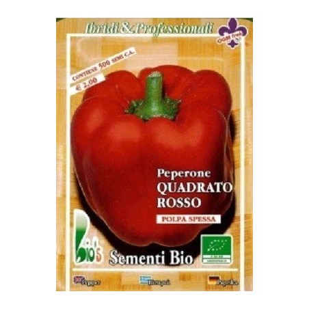 pimiento rojo cuadrado (semillas ecolÃ³gicas)