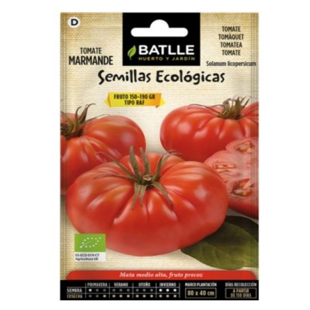 tomate marmande - semillas ecolÃ³gicas