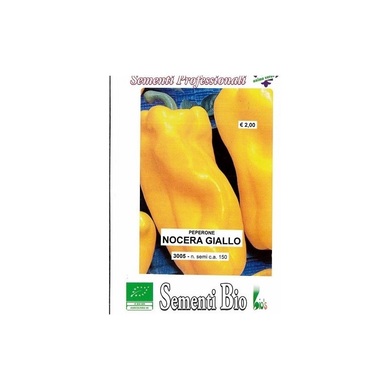 pimiento amarillo nocera (semillas ecolÃ³gicas)