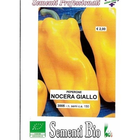 pimiento amarillo nocera (semillas ecolÃ³gicas)