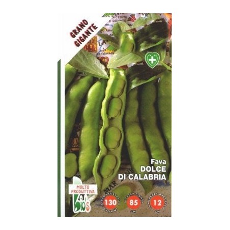 haba dulce de Calabria - semillas ecologicas