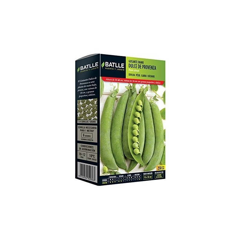 guisante enano dulce de provenza