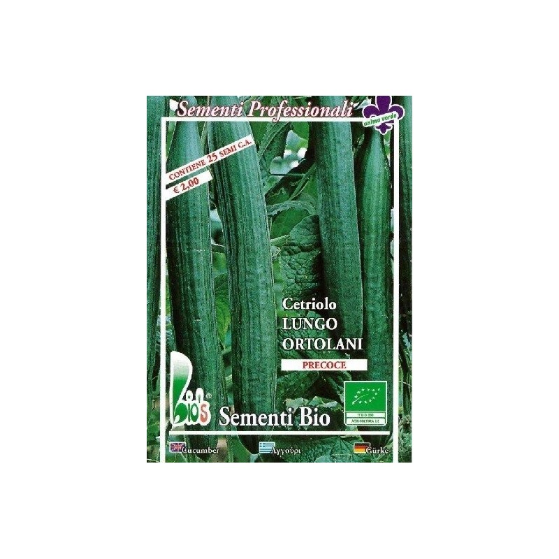 pepino largo ortolami (semillas ecolÃ³gicas)