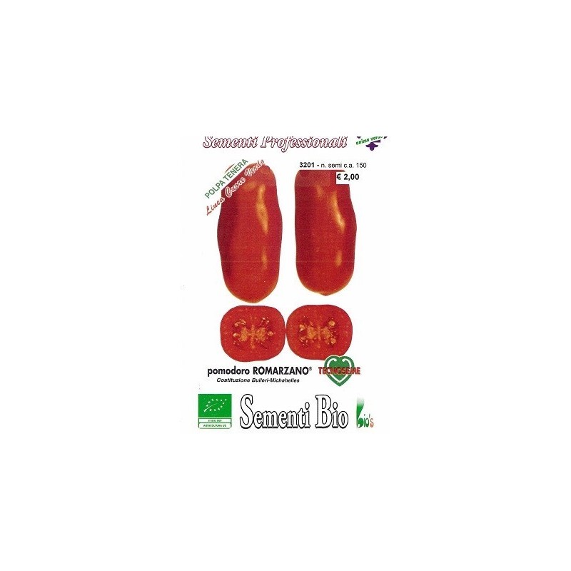 tomate romarzano - gran merito (semillas ecolÃ³gicas)