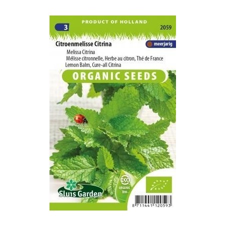 melisa (semillas ecolÃ³gicas) Melissa officinalis