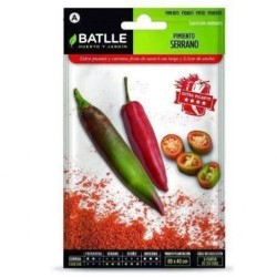 pimiento serrano -semillas Batlle