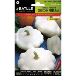 Calabaza Patisson Blanca Peter Pan