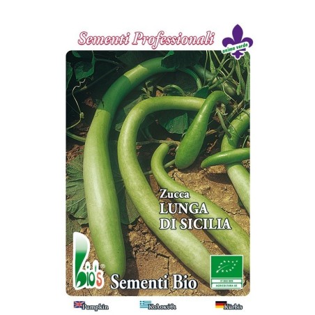 calabaza serpiente de Sicilia - semillas ecologicas