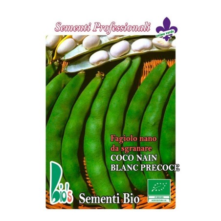 judia coco bianco mata baja (semillas ecologicas)