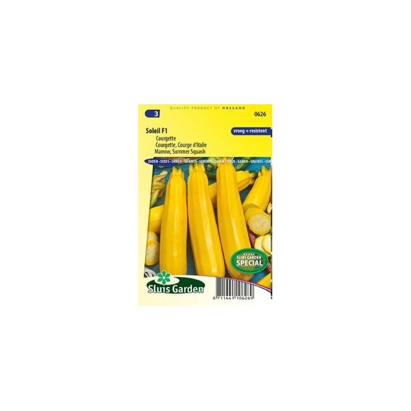 calabacin amarillo soleil F1