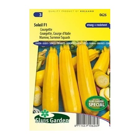 calabacin amarillo soleil F1