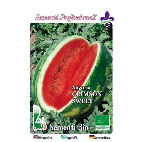 sandia crimson sweet - semillas ecologicas bioseme