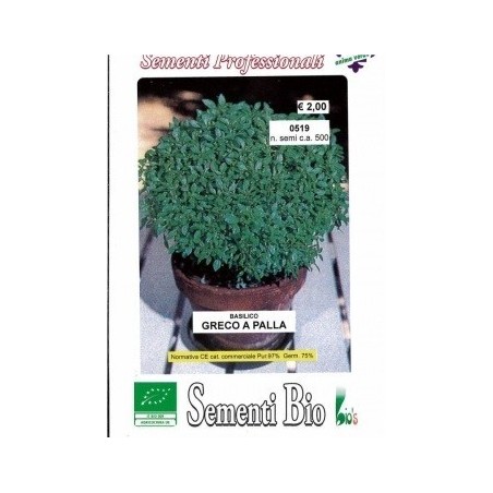 albahaca griega (semillas ecolÃ³gicas)