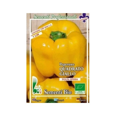 pimiento amarillo cuadrado (semillas ecolÃ³gicas)